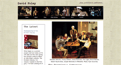 Desktop Screenshot of davidfoleyplays.com